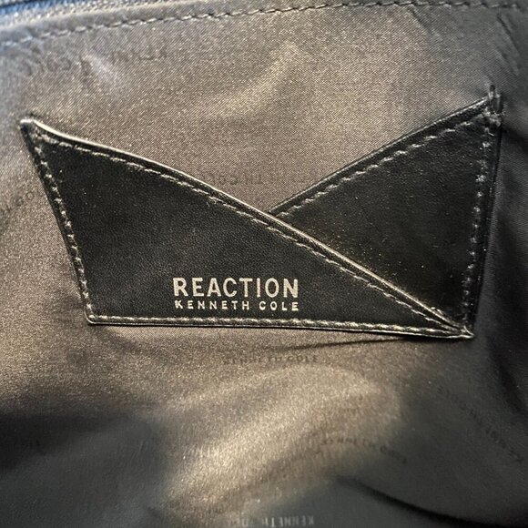 Kennth Cole Reaction Satchel Black Handbag Purse Shoulder Bag - Picture 9 of 9